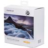 NiSi Starter Kit V7 di Filtri 100mm, Kit di 2 filtri (GND 100x150 Medium 3 Stop, ND 100x100 ND1000 10 Stop) con Holder NiSi V7 con True Color CPL e accessori.
