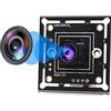 IEights Modulo telecamera USB grandangolare ad alta velocità HD per computer 720P 30fps Super Mini UVC USB2.0 Webcam Board con 120 gradi senza distorsione lente CMOS OV9712 CCTV industriale PC fotocamera per