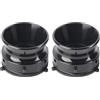 Generic Adattatori per Mozzi NAB Apriscatole Professionali in Lega di Alluminio per Studer 10 Pollici per Akai (BLACK)