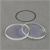 Generic Telescopio Lente acromatica rifrattiva doppia separata da 70 mm con distanziale ottico for telescopio astronomico(D70F500 Single Blue)