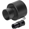Generic Anello con adattatore per montaggio - Adattatore tubo di estensione telescopico, accessorio per interfaccia in metallo | di montaggio della fotocamera, struttura in alluminio leggera e