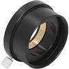 Cuifati Adattatore per Oculare Telescopico da 2 Pollici a 1,25 Pollici, Adattatore per Montaggio Telescopico Interamente in Metallo per Fotocamera DSLR Oculare, con Anello Protettivo in