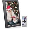 SMTYXS Album Elettronico Da Tavolo Con Cornice For Foto Digitale 10,1 Pollici E Schermo IPS 15,6 Telecomando For Supporto Sul Retro For Un Amico Un'Esperienza Visiva Squisita(15.6-inch 1920x1080)
