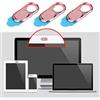 ANGGREK 3 Copriobiettivi in metallo per Webcam, Adesivi per la Protezione della Privacy per Telefoni e Tablet con Facile Applicazione e Design Sottile (#3)