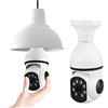Zunate Telecamera di Sicurezza con Lampadina, Presa E27 da 2 MP Visione Notturna a Colori 5G WiFi Monitor da Soffitto Telecamere per Interni Ed Esterni, Grandangolo a 360 Gradi,