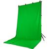 DYNASUN Sfondo per studio fotografico professionale, in alluminio, 2,8 x 4 m, verde/nero, 15041 FS901+W004