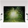 Kate Backdrop Fotografia 2,5x2,5m Vecchi alberi muro Backdrop Sunshine scenario naturale Fotografia foresta di sogno Foto Shooting Backdrop Primavera giungla foresta pluviale Shimmer muro Backdrop