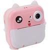 Sahgsa Fotocamera digitale da 24 MP, 5 V, 1080P, 720P, display da 2,4 pollici, USB, stampa istantanea per ragazze e ragazzi (rosa)