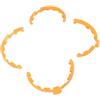 Tbest TPU Materiale di Colore Fluorescente Eliche Guardie Bumper Anti Collisione Coperture Protettive per Flip Drone (ORANGE)