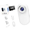 hogtnd Fotocamera compatta molto leggera con display LCD da 1 pollice e 180 minuti per la sicurezza sportiva per bambini fotocamera sportiva