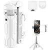 Generico Treppiede porta telefono, treppiede per telefono cellulare, Supporto per telefono selfie portatile, Treppiede flessibile per fotocamera con telecomando per riprese, vlogging, streaming live