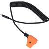 Plyisty Cavo di Alimentazione USB C A D, Design FlessiBile A Molla, Facile da USARE, Universale per Fotocamere Digitali, Telefoni, Laptop, Tipo C