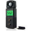 DIGNIFE Misuratori di luce, Misuratore di illuminamento, palmare Lcd. Schermo Digital Illuminance Meter 1~100.000LUX Misuratore di illuminamento Monitor di radiazioni solari for aziende agricole, centri com