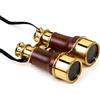THOR INSTRUMENTS Binocolo vittoriano antico marino fatto a mano in pelle lucidata cintura di copertura 5 ottone Home & Office Decor
