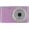 HPHPH Fotocamera Digitale Domestica, Macchina for Carte Portatile Selfie ad Alta Risoluzione ad Alta Risoluzione, Gli Studenti Scattano Foto E Fotografia 2.7K(Silver)