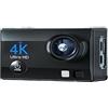 YFDGD Videocamera sportiva videocamera impermeabile esterna registratore di guida for moto vlog riprese video brevi Cattura Facilmente Momenti Mozzafiato(Black-64G)