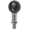 SueaLe Adattatore per testa a sfera da 25 mm con filettatura M8 o M10 Post per manubrio del motociclo morsetto retrovisore staffa in metallo supporto base per moto Base per manubrio della bicicletta U vite
