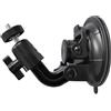 SXRQ Supporto da cruscotto girevole a 360 gradi con forte ventosa da 1/4 vite per videoregistratori per auto, videocamere, supporto regolabile per dash cam