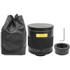 BROLEO Messa a fuoco manuale Teleobiettivo, Migliorare il Contrasto, Fotocamera portatile in lega con anello adattatore per staffa M4/3 (Nero)