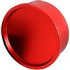 Generic Accessori per telescopi Tipo di inserimento del coprisedile in metallo da 2 pollici con accessori for telescopio astronomico sospeso nero rosso(Red)