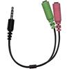 Genius Adattatore audio ACC-100 2 x 3,5 mm F / 1 x 3,5 mm M JACK