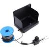 VBESTLIFE Telecamera da Pesca Subacquea, Ricerca di Pesce Portatile 1080p con Luce di Riempimento IR, luminosità di 1500cd, Cavo da 49,2 Piedi, LCD da 5 Pollici per Pesca in Barca per