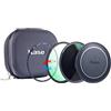 Kase Wolverine Revolution Plus - Kit di filtri magnetici da 72 mm, include copriobiettivo UV CPL e sacchetto filtro, vetro ottico temperato antiurto e anelli colorati