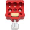 plplaaoo Telescope Dovetail morsetto in alluminio multifunzione Multifunzione a sella basare morsetto per telescopi e fotocamere Struttura robusta capacità di carico elevato fino a 10 kg