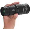 TIEOAXFT Potente telescopio monoculare 16x52 con doppio zoom, prisma compatto for attrezzatura da caccia e campeggio(Package 2)