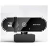 NGBFF Webcam, Webcam 4K con messa a fuoco automatica 30FPS, fotocamera for computer USB 2K/1080P doppio microfono integrato e copertura for la privacy(4K)