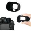 Generic Fotocamera in silicone mirino oculare occhiali occhiali occhiali protezione ombretto per Sony Alpha a7 Mark IV, Alpha a1, Alpha a7S Mark III Mirrorless fotocamera sostituisce FDA-EP19
