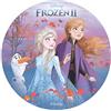 Dekora-114382 - Decorazione per torte di compleanno per bambini, in carta da zucchero, motivo: Frozen, Elsa, Anna, & Olaf, multicolore, 20 cm di diametro (114382)