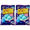 Generico 2 Confezioni da 50 Grammi di -FLYING SAUCERS- Nuovissime Cialde Ripiene di Granella di Chewing Gum, Super Saporiti, Bubble Gum Flavour