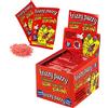 CASA DEL DOLCE Frizzy Pazzy Fragola, Bustine da 7 g, Display da 50 Pezzi, Bubble Gum Scoppiettatante, Made in Italy, Idea Regalo per Compleanni e Feste