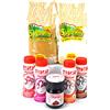 DUE ESSE S.N.C. DI SABATINI ALDO & C. PZ 1 BARATTOLO 250 GR DI AMARENE + 4 TOPPING MISTI GUSTI FRAGOLA, FRUTTI DI BOSCO, CARAMELLO E CIOCCOLATO + 1 BUSTA DI ZUCCHERO GREZZO + 1 BUSTA DI ZUCCHERO DI CANNA