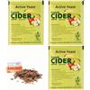 AlcoFermBrew 3 x Lievito di Sidro Francese 8g/25L + Trucioli di Quercia Francese 20g - Lievito per la Fermentazione del Sidro, Lievito per Mele e Pere, Lievito di Vino