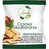 Zanella Bio Snack salati Cracker Mediterranei 30 g, al pomodoro basilico origano, con glutine, con olio extravergine di oliva, 24 pacchetti, snack bio, merenda biologica, aperitivo