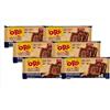 CAIYA 6X Oro Saiwa Cioccoro Biscotti Frollini Integrali al Cacao con Gocce di Cioccolato e Fiocchi d'Avena 300g [6 Confezioni]