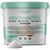 GiDeli Eritritolo 10 kg in secchio di zucchero semolato di ricambio per alimenti come alternativa allo zucchero vegano e dentale