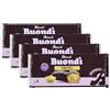 Generico 4X BauIi Buondì Crema Brioche Ripiena alla Crema alla Vaniglia Ricoperta di Cioccolato 184g