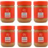 MapleFarm - 100% Puro Burro d'arachidi croccante 6 x 325g - Crema proteica e naturale - Crunchy peanut butter
