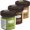 Pasticceria Fraccaro 1932 Crema Spalmabile alla Gianduia, Pistacchio e Cacao - Pasticceria Fraccaro 1932 - Tradizione Italiana in Ogni Gusto - 3 Confezioni da 200 g