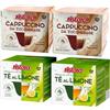 Generico Set 80 Capsule Ristora Compatibili con le Macchine ad uso domestico Nescafè®* Dolce Gusto®* 40 Cappuccino da zuccherare 40 The al limone