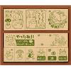Beverly Studio Ghibli Totoro Set di timbri in legno SG-128 11 timbri in gomma (S/M/L)...