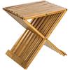 5 five simply smart 5five - sgabello occasionale pieghevole in bambù