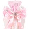 Cadimus Fiocco Cono Scuola Rosa, Decorare Iscrizione Scuola Bambina Bambino, Fiocchi per Coni di Caramelle, Fiocco XXL 60 * 20 cm per l'inizio della Ammissione
