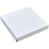 Generico 50 Pezzi Fondo FONDINO in Cartone per SCATOLE Misura 6x6X1 cm Ideale per PVC bomboniera bomboniere creazioni Fai da Te (Fibra Bianca)
