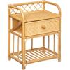 ATMOSPHERA CREATEUR D'INTERIEUR Comodino Aoni - rattan - Atmosphera interior designer