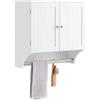 SoBuy Pensile Bagno Sospeso Mobile Bagno Salvaspazio con Mensola