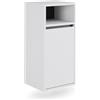 Vicco Mobiletto da bagno Viola, Bianco/Grigio, 38 x 80 cm